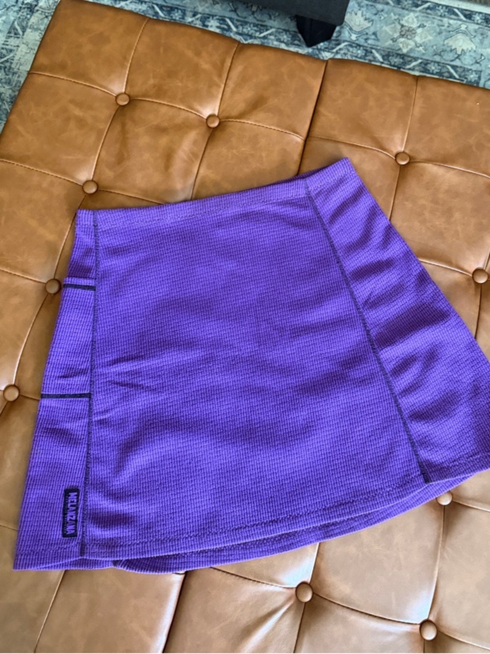 Melanzana Purple A-Line Mini Skirt - Like New RARE Outdoor Hiking Vintage
